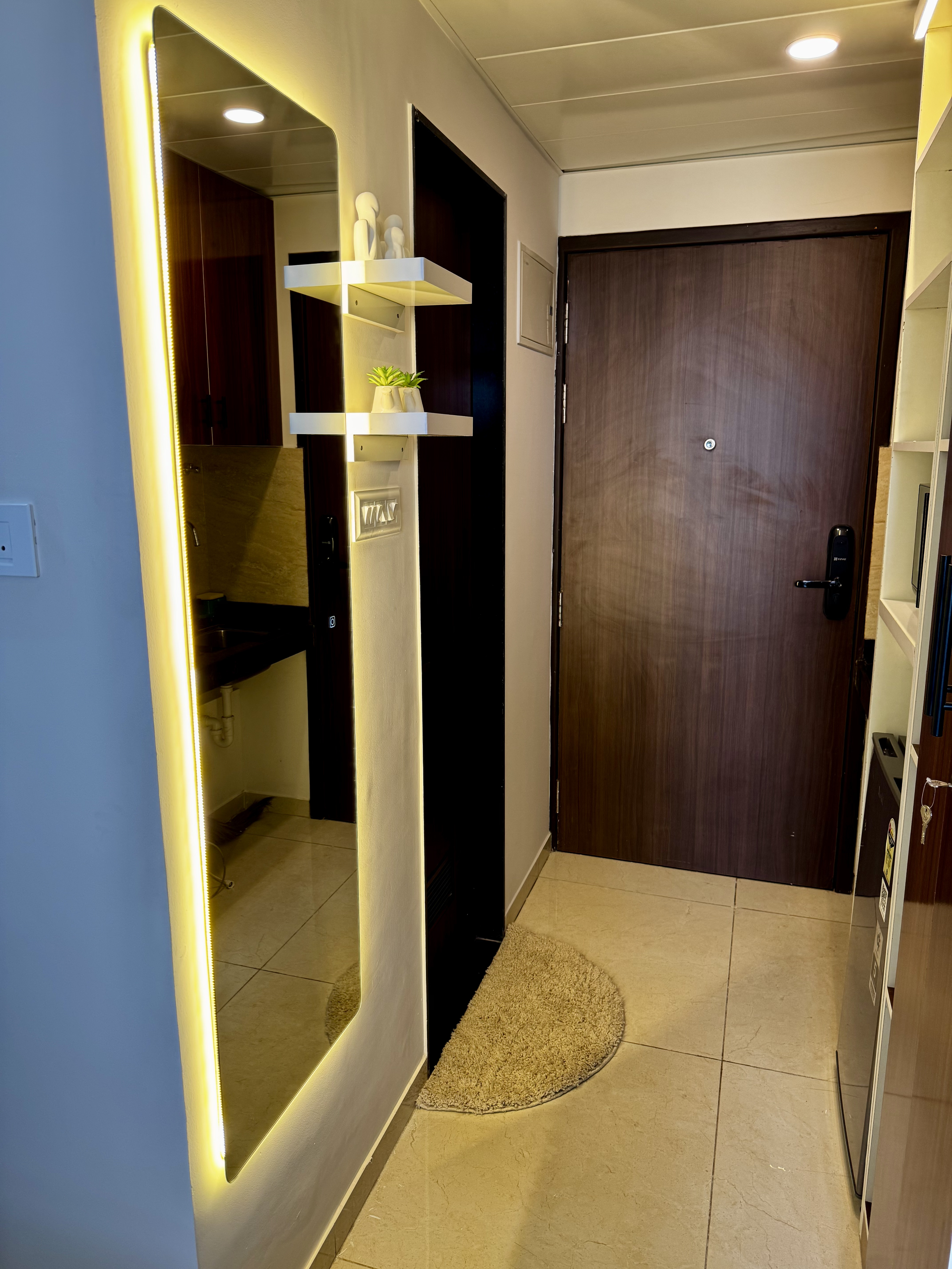 Minimal interior styling detail